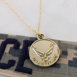 Gold Military Necklace - 16 in w/ 2-inch Extender